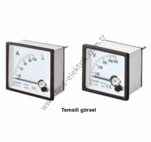 Tense A96-600 600/5 Ampermetre 96X96MM