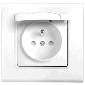 VİKO Karre-Meridian Krem Kapaklı UPS Ç.K Priz