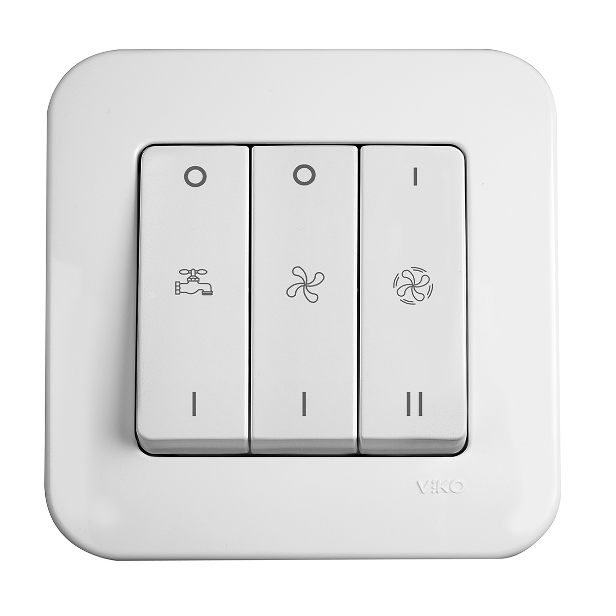 VİKO Linnera-Rollina Beyaz Cooler Anahtar Mekanizma