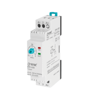 Tense ERV-03D Çekmede Gecikmeli 0,1Sn.-3Dk. Ayarlanabilir Zaman Rölesi