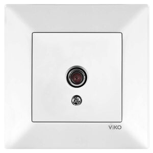 VİKO 90555411 Palmiye Beyaz F Konnektörlü Sonlu