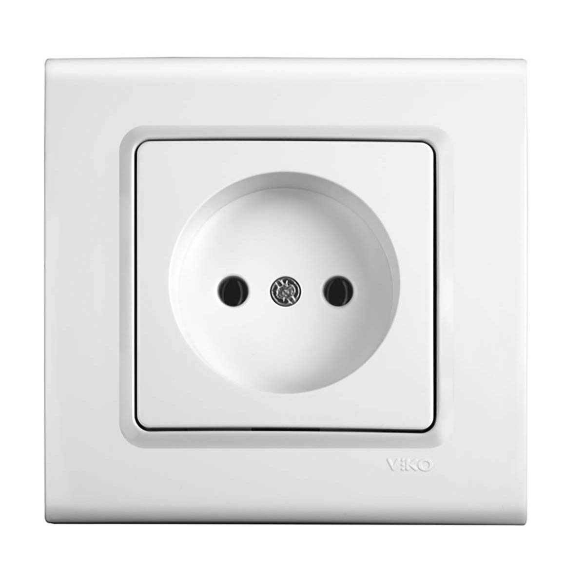 VİKO Linnera-Rollina Krem Çocuk Korumalı Priz