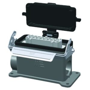 Mete Enerji 16x16a Duvar Priz Çift Giriş-Metal Mandallı-Kapaklı-403724s