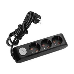 VİKO Multi-Let 3lü Top. Ç.K Ups Anah. 2mt Siyah Priz