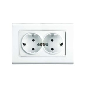 VİKO Linnera-Rollina Krem 2li Top Priz Mekanizma