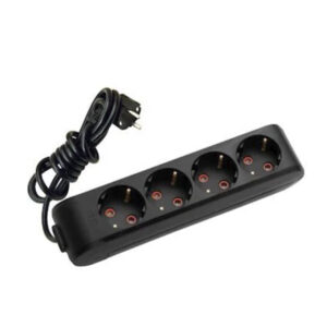 VİKO Multi-Let 4lü Topraklı Ç.K 2mt Siyah Priz