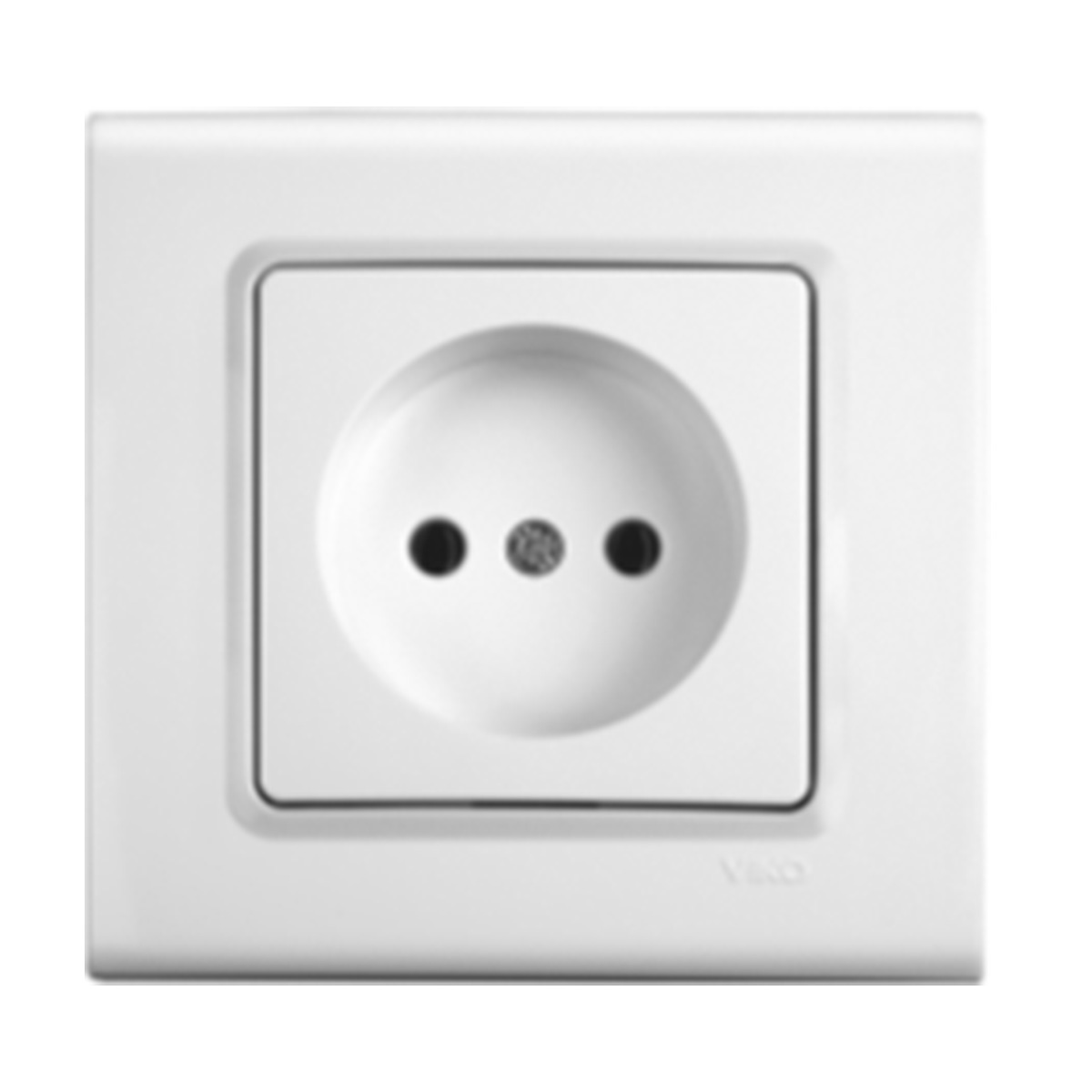 VİKO Linnera-Rollina Topraklı Beyaz Anahtar Mekanizma