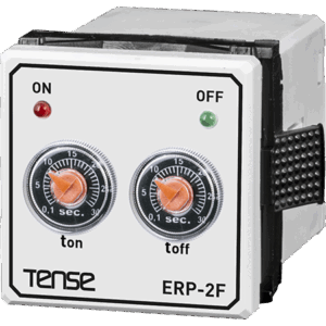 Tense ERP-2F Çalışma: 0,1dk. – 60dk. (Ayarlanabilir) Çalışma/Bekleme Pano Tipi Flaşör Rölesi