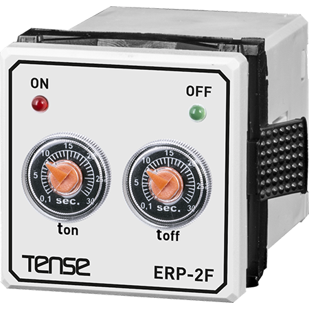 Tense ERP-2F Çalışma: 0,1dk. – 60dk. (Ayarlanabilir) Çalışma/Bekleme Pano Tipi Flaşör Rölesi