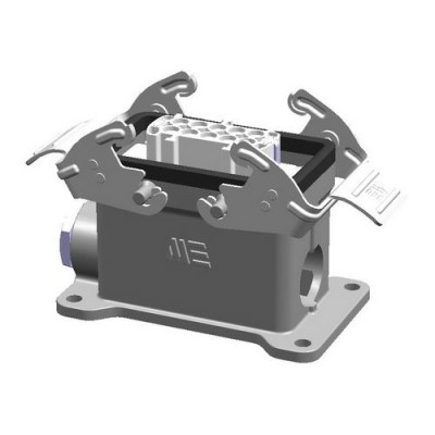 Mete Enerji 10x16a Duvar Priz Çift Girişli Metal Mandallı-403028s