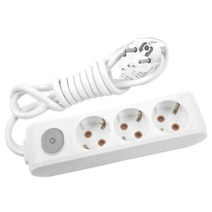 VİKO Multi-Let 3lü Topraklı Ç.K Anahtarlı 3mt Priz