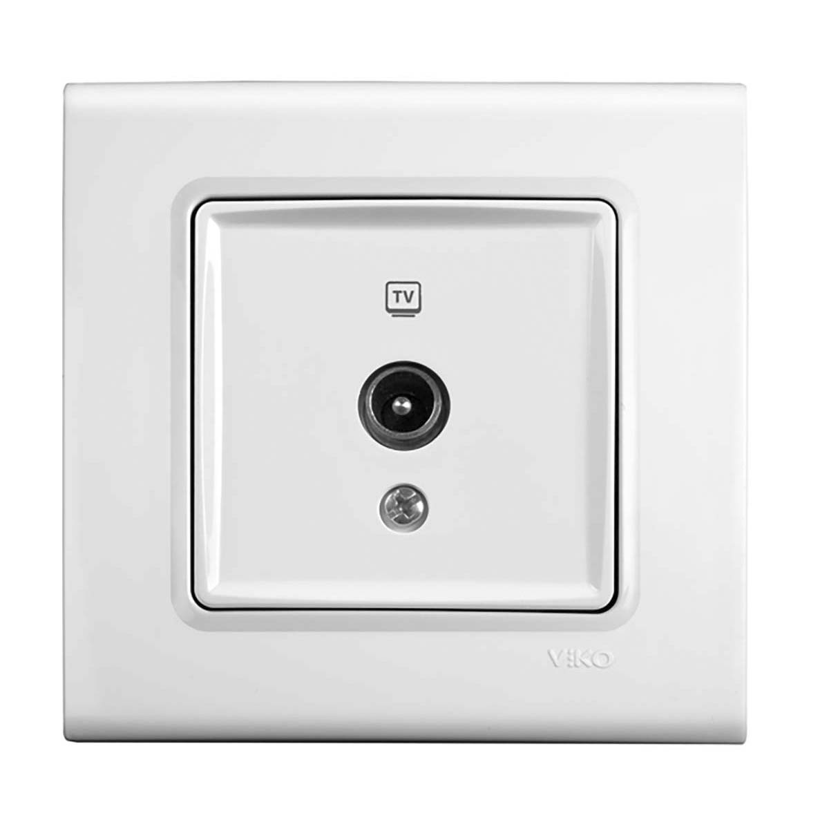 VİKO Linnera-Rollina Krem Tv Geçişli 8Db Mekanizma