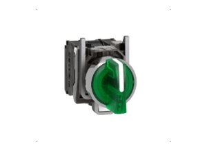 Schneider XB4BK133M5 Yeşil Işıklı Mandal Buton Ø22 3 Konumlu Sabit 1NA+1NK 230V