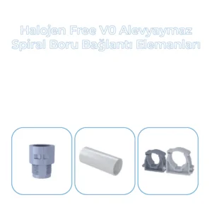 HALOJEN FREE V0 ALEVYAYMAZ SPİRAL BORU BAĞLANTI ELEMANLARI