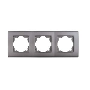 VİKO Linnera Life GRANİT GRİSİ ÜÇLÜ ÇERÇEVE Y