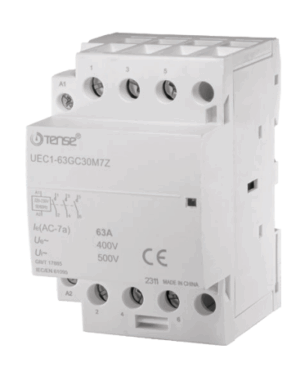 Tense UEC1-63GC40M7Z 4 Kutup 63A Modüler Kontaktör