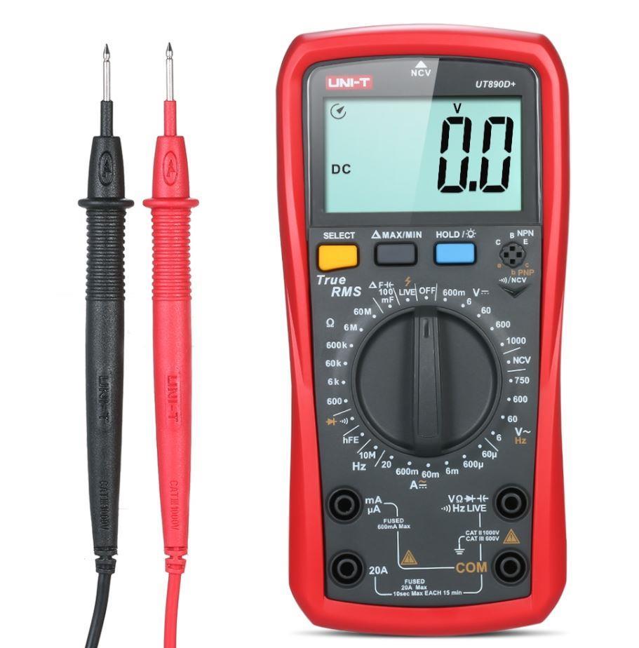 Unı-t Ut 890D+ Dijital Multimetre True Rms Dc 1000v Ac/Dc 20a ut890d+
