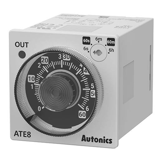 Autonics ATE8-46 100-240VAC 24-240VDC Analog Zamanlayıcı