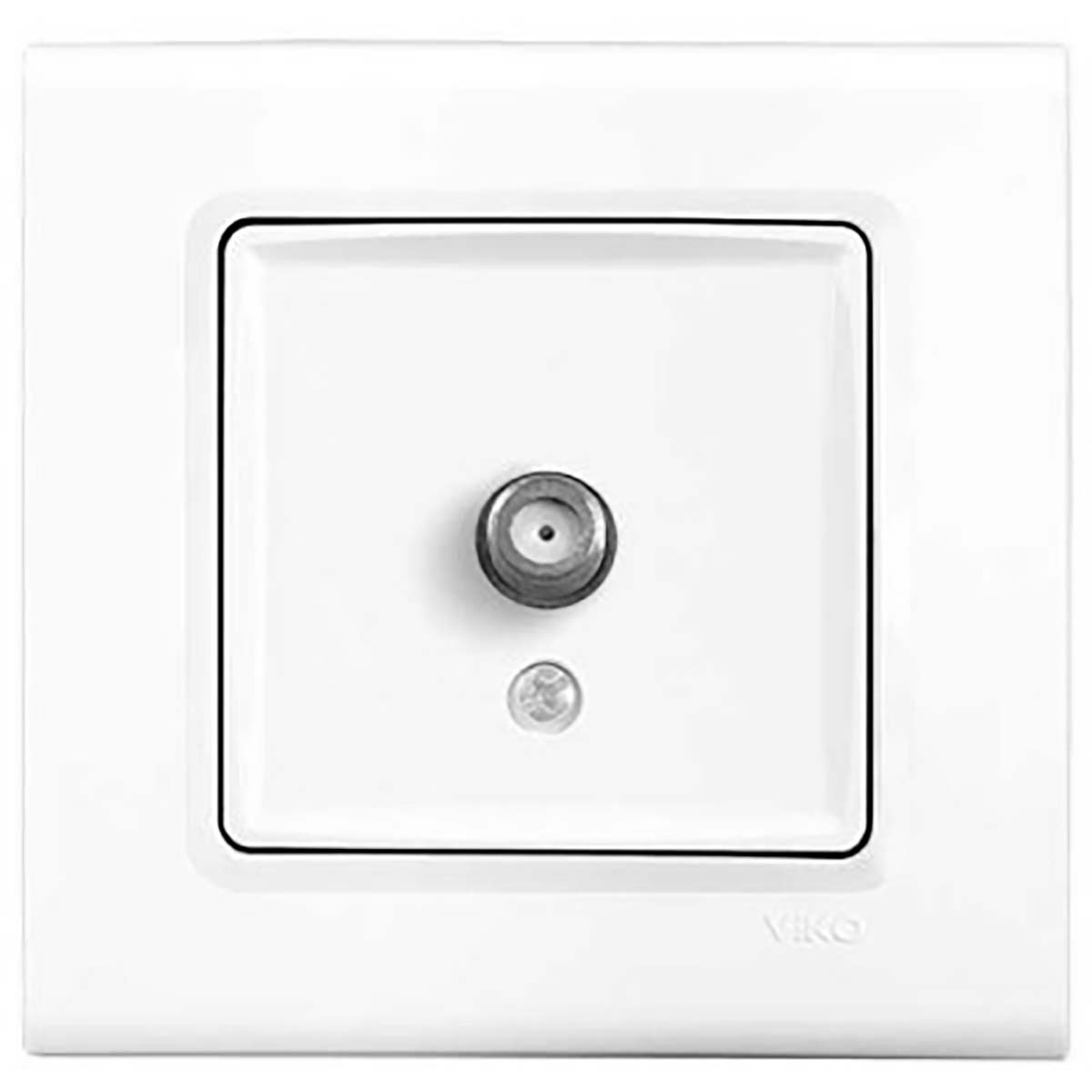 VİKO Linerra-Rollina Beyaz Uydu Prizi F Kon.
