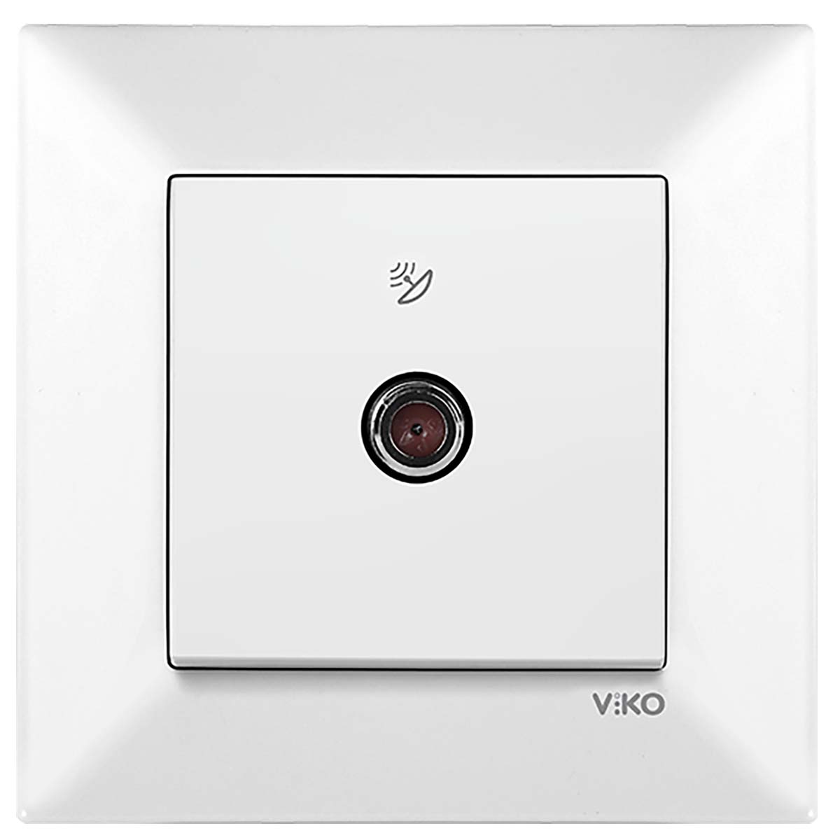 VİKO Karre-Meridian Krem Uydu Priz F Sonlu Mekanm