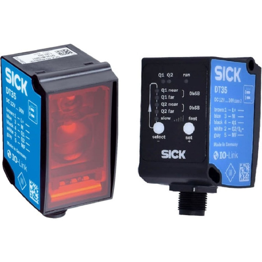 Sick DT35-B15851 1057653,Kübik/12mt PNP-NO/NC Analog Çıkış M12-5P Cisim Mesafe Fotosel