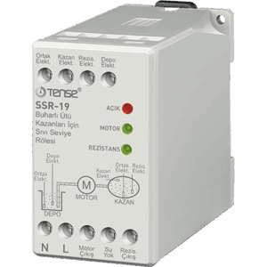 Tense SSR-19 Buharlı Ütü Kazanları İçin Sıvı Seviye Rölesi (Depolu)