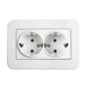 VİKO Linnera-Rollina Beyaz 2li Ups Priz Mekanizma