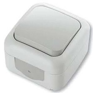 VİKO Palmiye Çocuk Korumalı Anahtar Beyaz