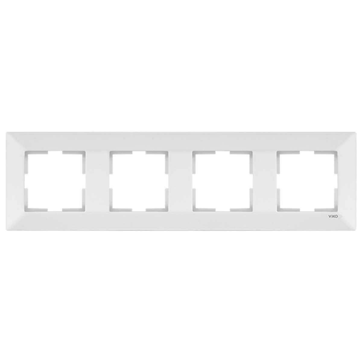 VİKO 90979014 Merıdıan Krem Dörtlü Çerçeve