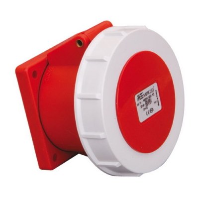 Mete Enerji 4x32a Ip67 Makıne Prızı-Düz-Vidalı Bağlantı-406520v