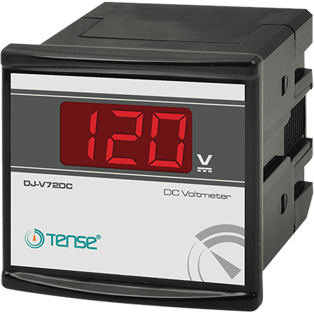Tense DJ-V72DC 3 Hane LED Display Ekranlı DC Voltmetre