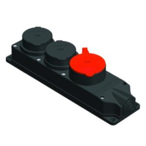 Mete Enerji 3x25a 1 Ad / 1x16a 2 Ad Üçlü Grup Priz/ 401054