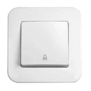 VİKO Linnera-Rollina Beyaz Zil Anahtarı Mekanizma