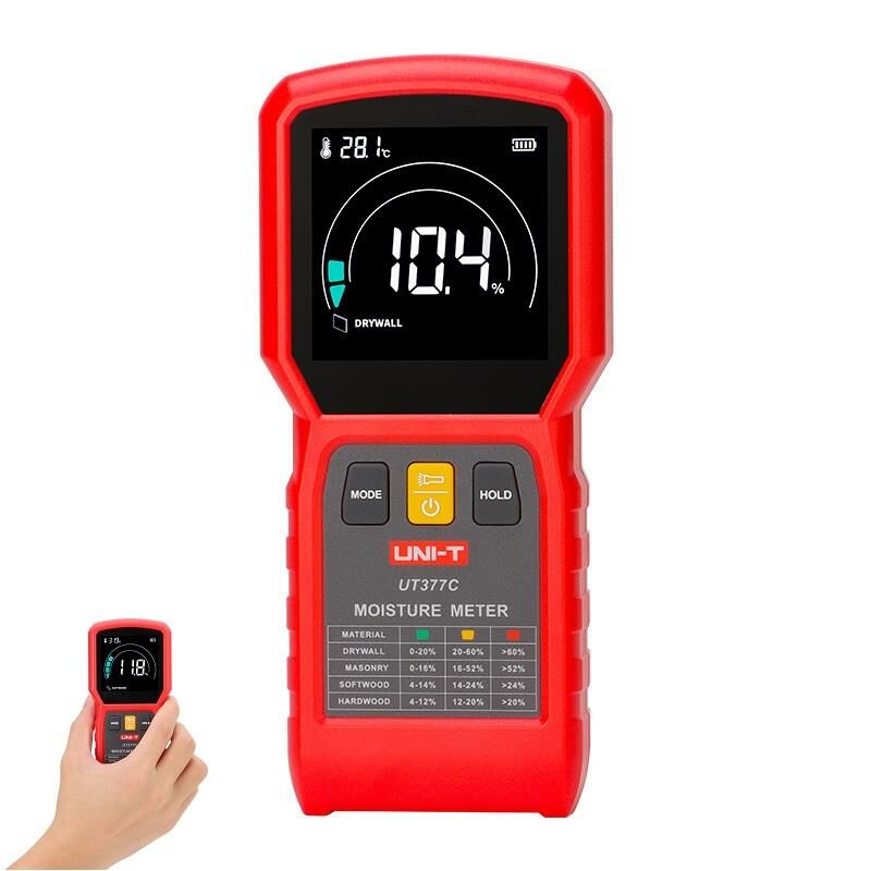 Uni-T Ut 377C Dijital Ağaç / Ahşap Nem Ölçer Unit UT377C