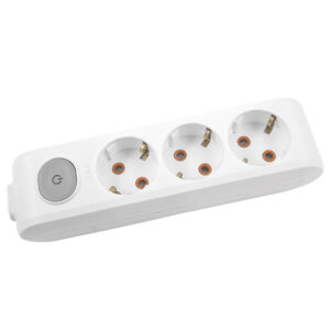 VİKO Multi-Let 3lü Topraklı ÇK Anahtarlı Klemensli Priz