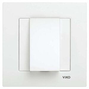 VİKO Karre-Meridian Kablo Çıkış Beyaz Mekanizma