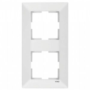 VİKO Merıdıan Beyaz İkili Dikey Çerçeve