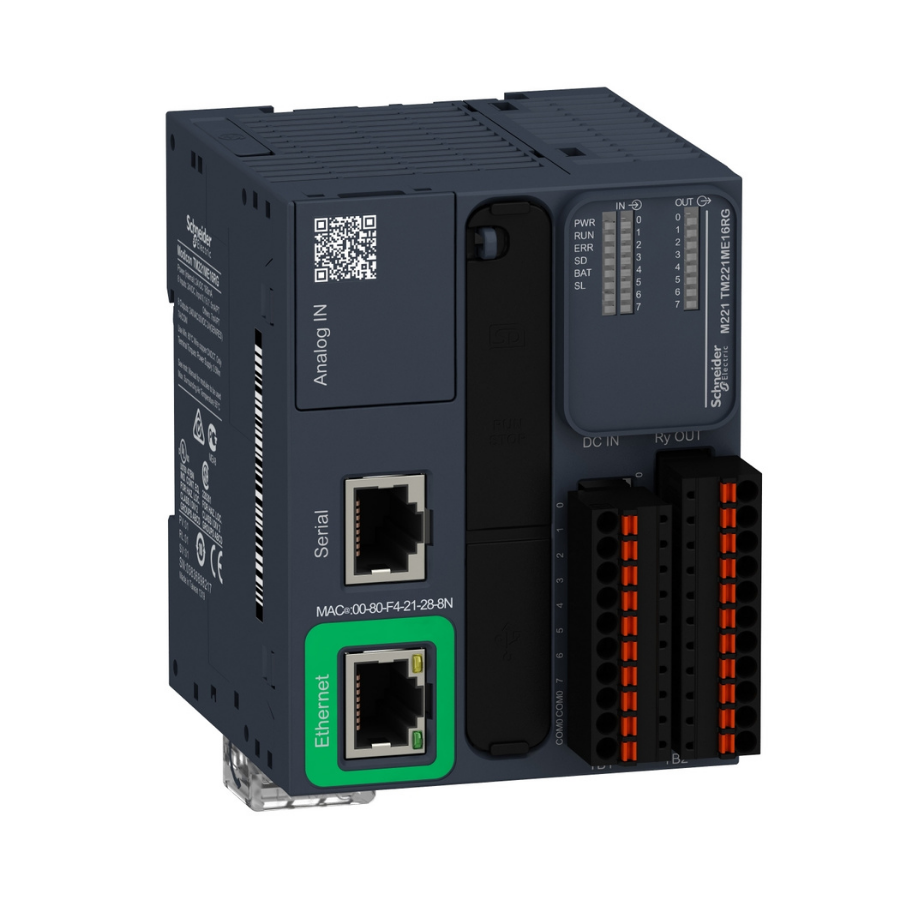 Schneider Electric TM221ME16RG 16 GÇ Röle Ethernet P.İ. Plc