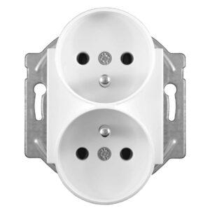 VİKO Karre-Meridian Krem 2li Topraklı Ç.K Priz