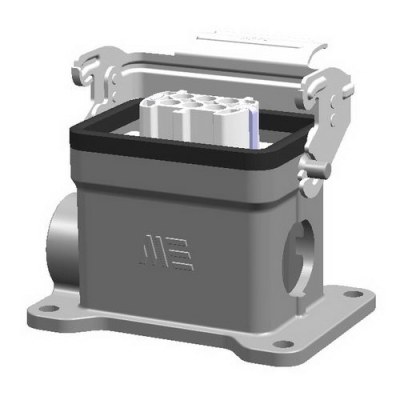 Mete Enerji 6x16a Çoklu Duvar Prizi Çift Girişli Metal Mandallı-403098s