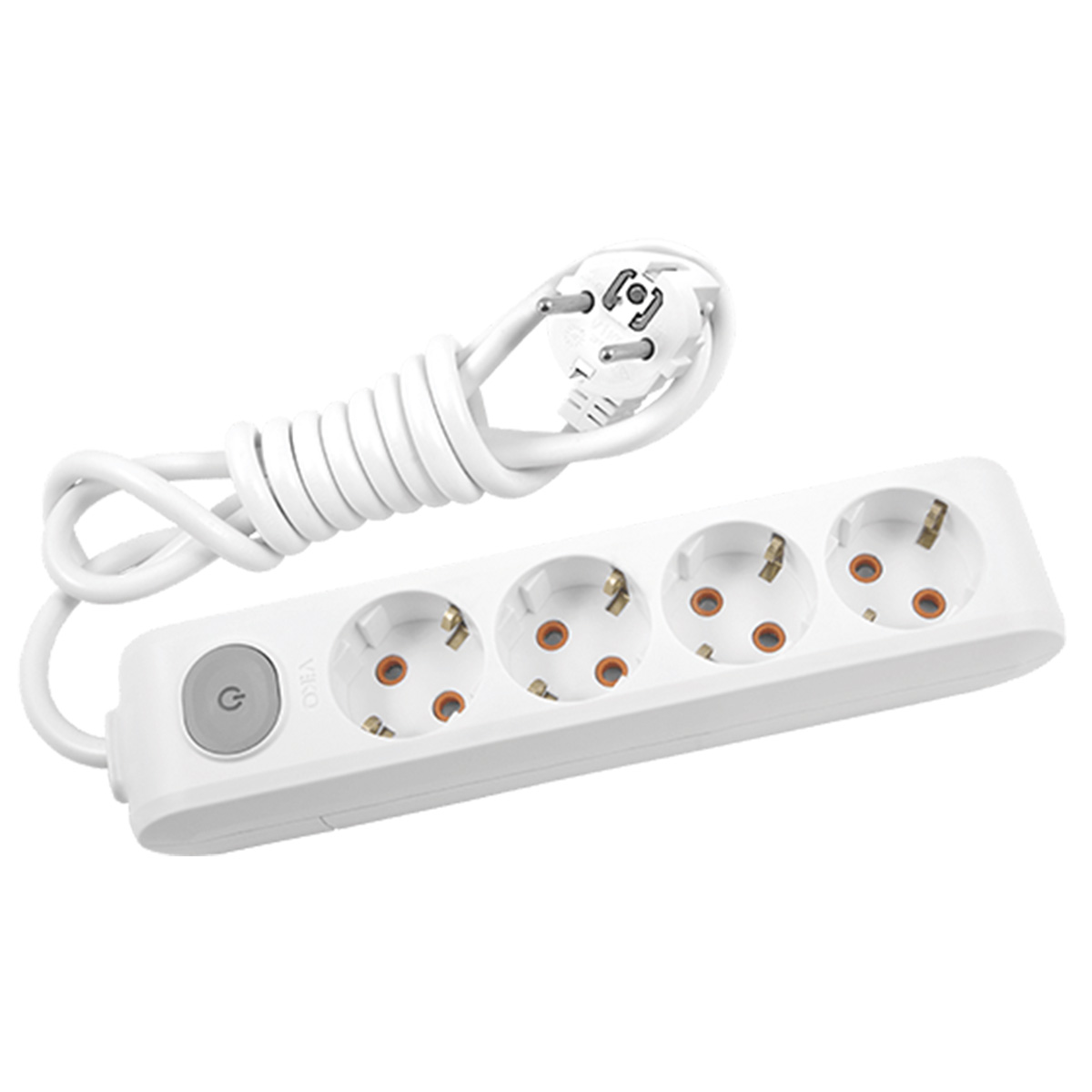 VİKO Multi-Let 4lü Topraklı Ç.K Anahtarlı 3mt Priz