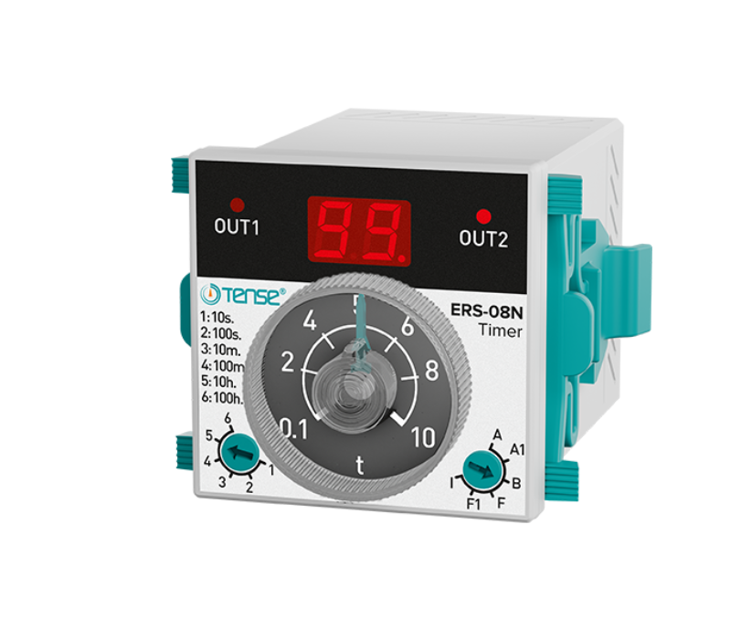 Tense ERS-08N 6 Programlı Çok İşlevli Display Ekranlı Multifonksiyonlu Zaman Rölesi