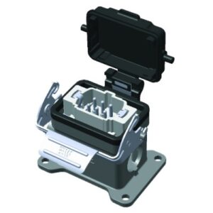 Mete Enerji 6x16a Çoklu Duvar Fişi Çift Girişli Metal Mandallı Kapaklı Rakorsuz-403705s