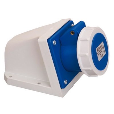 Mete Enerji 3x16a Ip67 Duvar Prızı-Eğik Gövdelı-Vidalı Bağlantı-406603v