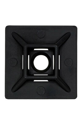 Gwest HW-3AB 19x19mm Siyah Yapışkan Kroşe