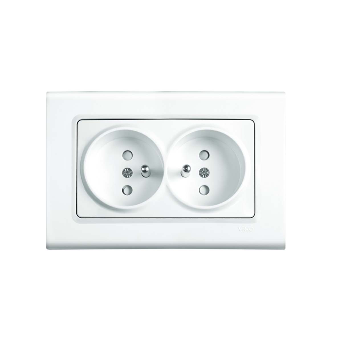 VİKO Linnera-Rollina Krem 2li Ups Priz Mekanizma