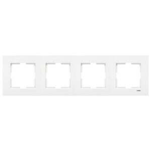 VİKO Karre 4lü Dikey Beyaz Çerçeve
