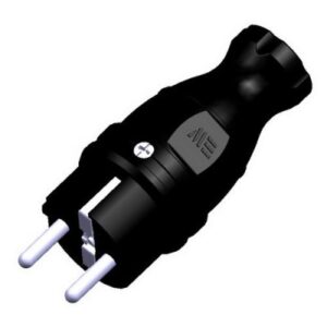 Mete Enerji 1x16a Düz Kauçuk Fiş-404001