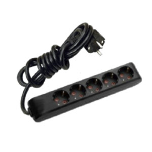 VİKO Multi-Let 5li Top. Ç.K Anahtarlı 2mt Siyah Priz