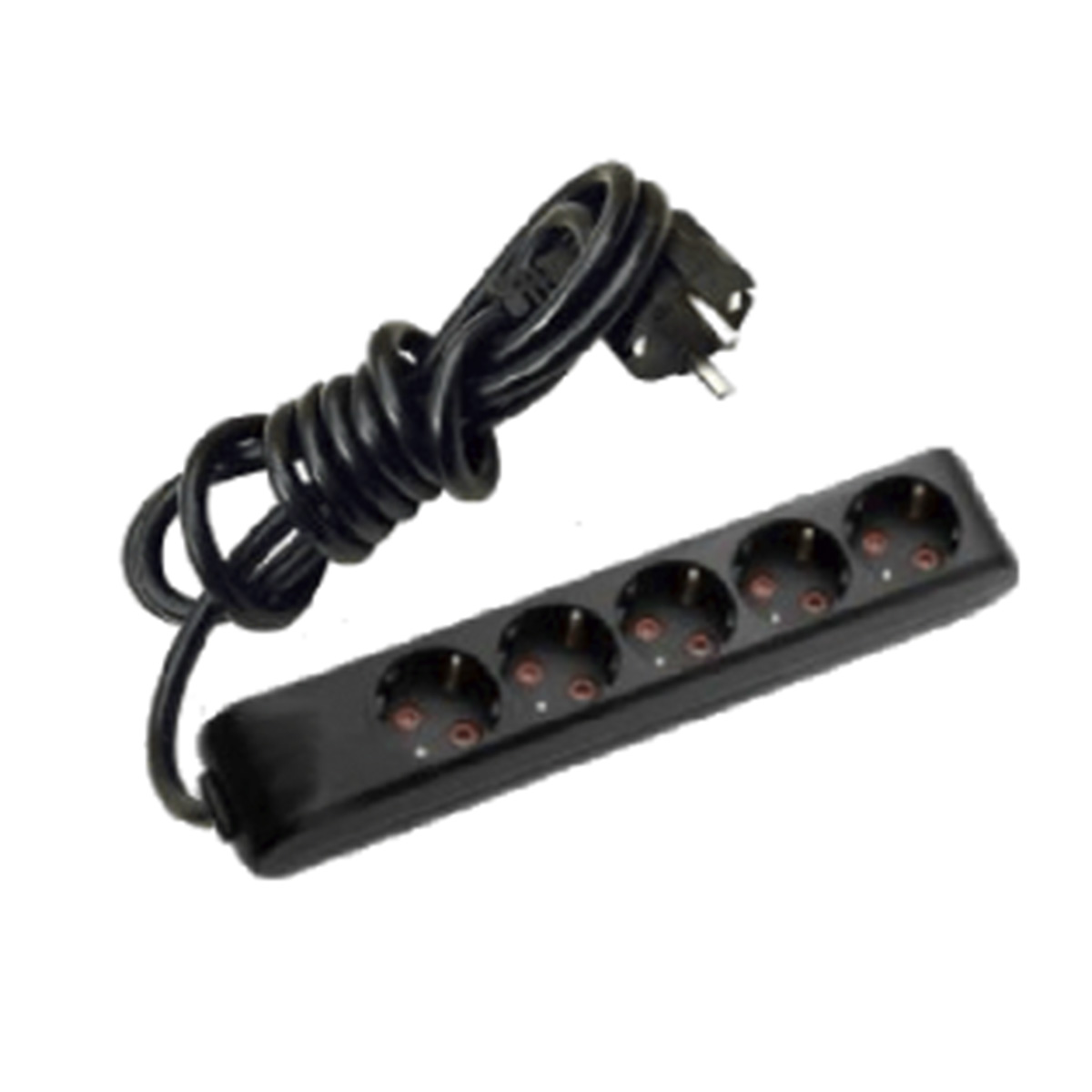 VİKO Multi-Let 5li Topraklı Ç.K 3mt Siyah Priz